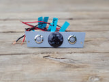 Switch plate w/voltmeter